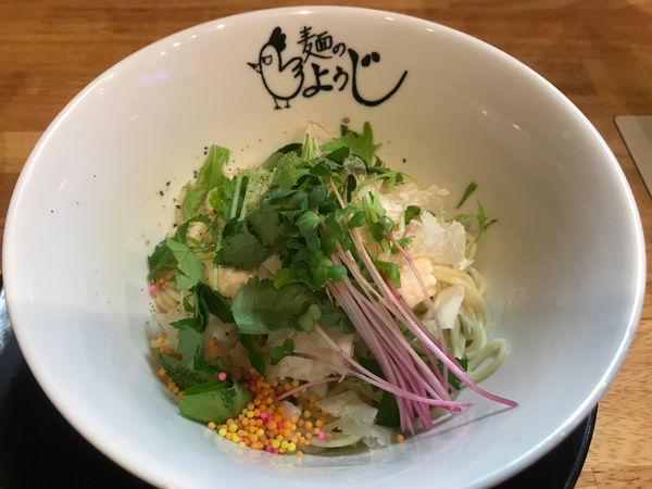 「鶏塩油そば　350円」@麺のようじの写真