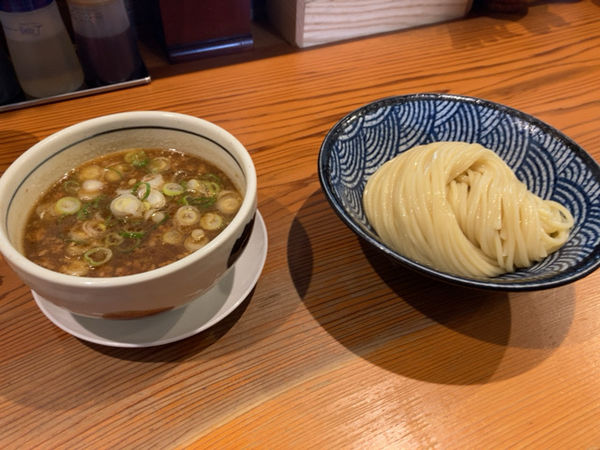 「つけそば醤油」@麺 一直の写真