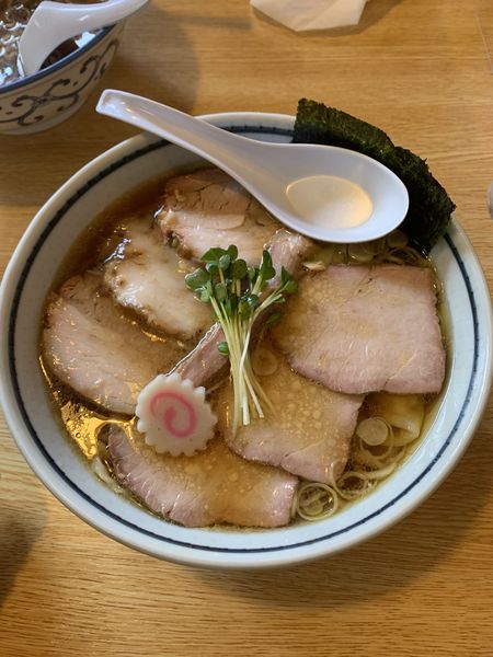 「焼豚ワンタン麺」@中華そば屋 佐藤の写真