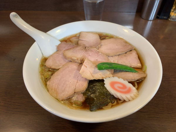 「焼豚ワンタンメン 1100円」@はつねの写真