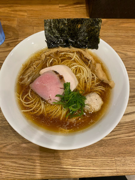 「地鶏醤油」@自家製麺 純の写真