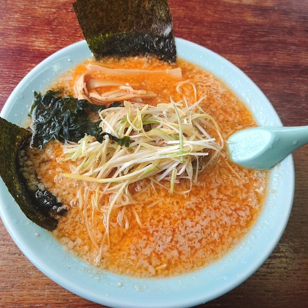 「ネギラーメン760　辛味スパイス70」@ラーメンショップ 境店の写真