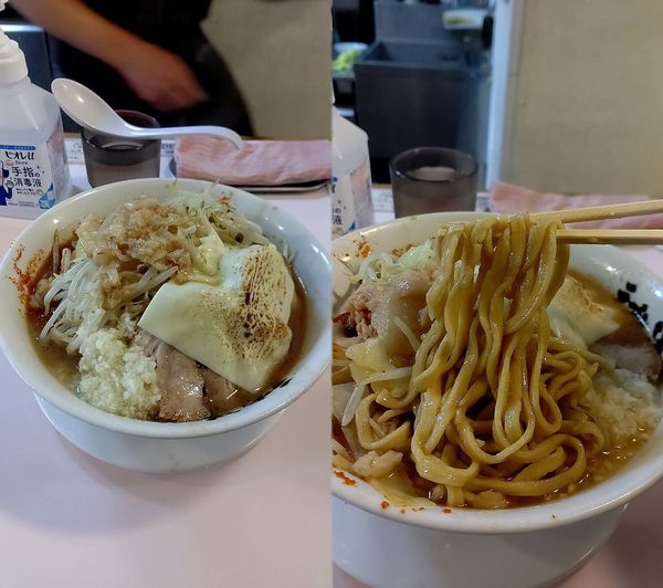 「『ラーメン+焼きチーズ(¥720+50)』」@成蹊前ラーメン 吉祥寺の写真