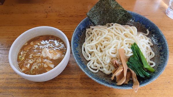 「つけ麺信玄 920円 + ミニチャーシュー丼 290円」@麺屋信玄の写真