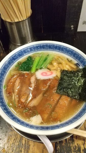 「パーコー麺（薄口醤油）」@くじら軒 横浜本店の写真