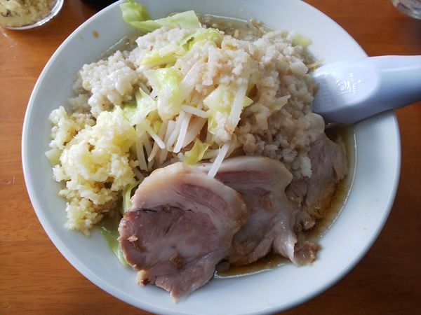 「豚らーめんアブラ増し　750円」@グリル谷の写真