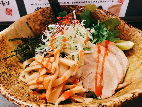 「アジアンパク盛り油そば」@油の南極堂の写真