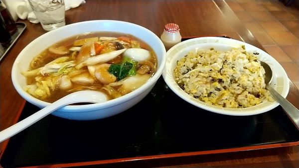 「高菜チャーハン（麺類とのセットで８００円）」@本格中華   北野食堂の写真