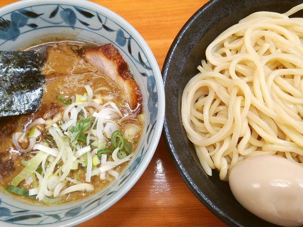 「カレーつけめん（300g）＋味玉」@自家製麺 福は内の写真