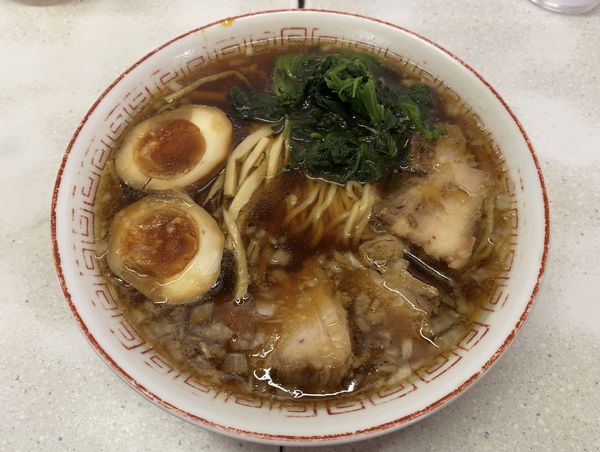「ラーメン＋味玉＋ほうれんそう」@ラーメン 天一の写真