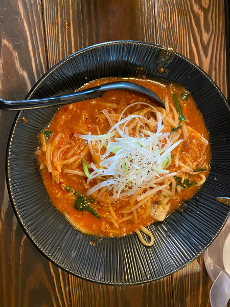 「辛味噌らーめん　ライス」@大塚屋の写真