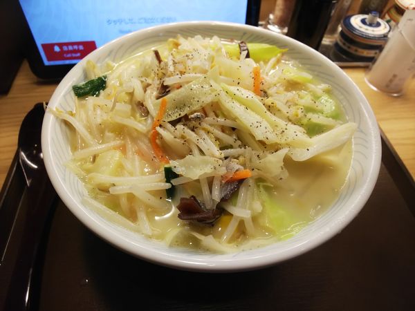 「野菜たんめん(大盛)」@壱鵠堂 下北沢店の写真