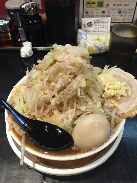 「らーめん（中盛）」@麺家 德の写真