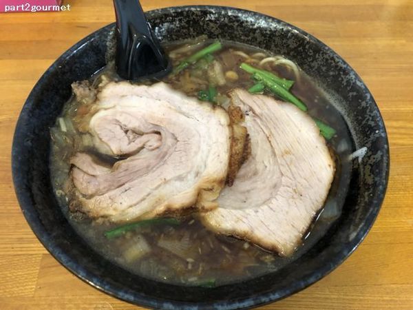 「にんにく醬油チャーシューメン (850円)税別」@麺処 らふてるの写真