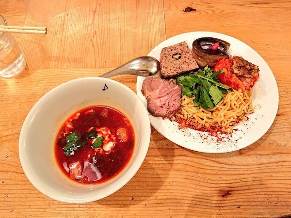 「バトゥのつけめん、など」@ひつじそば 人と羊の写真