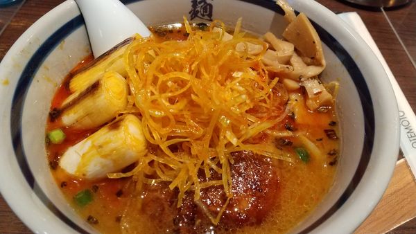 「千寿ネギ辛味噌ラーメン（限定1100円）」@麺屋武蔵 神山の写真