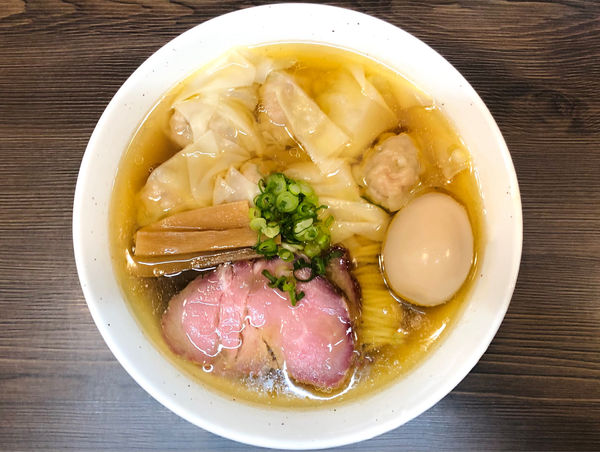 「★塩ワンタン麺🍜¥900」@中華そば さわの写真