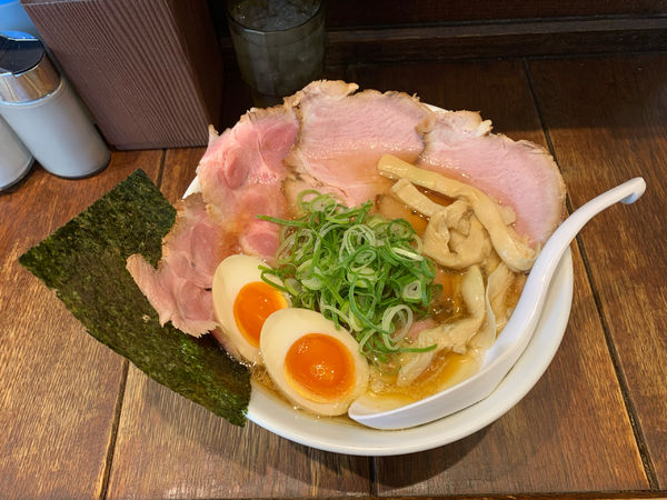 「特製十二分屋そば」@近江熟成醤油 十二分屋 早稲田店の写真