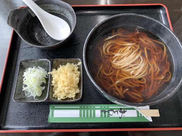 「かけそば 650円」@松尾庵の写真