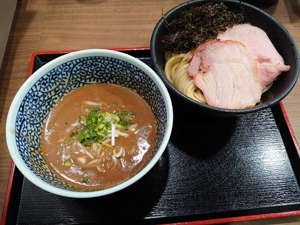 「【限定】豚骨つけ麺（中盛）」@煮干しつけ麺 宮元の写真