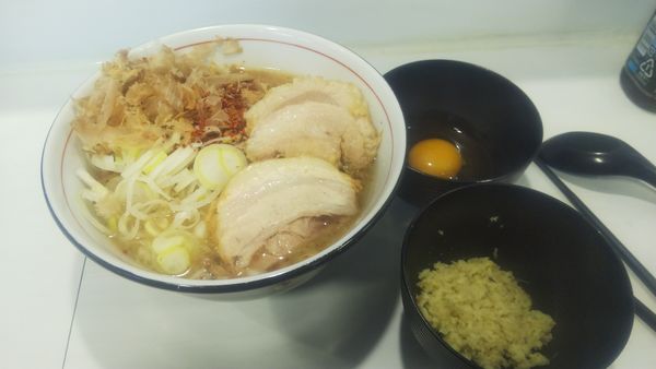 「スキヤキラーメン」@ハイパーファットンの写真