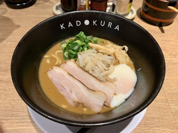 「カレーらーめん温玉のせ…880円」@らーめん門蔵 諏訪店の写真