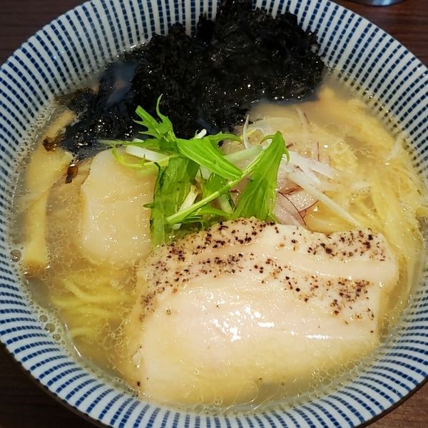 「本日の魚介そば「貝と牡丹海老」￥９５０」@旬菜麺屋 雅流の写真