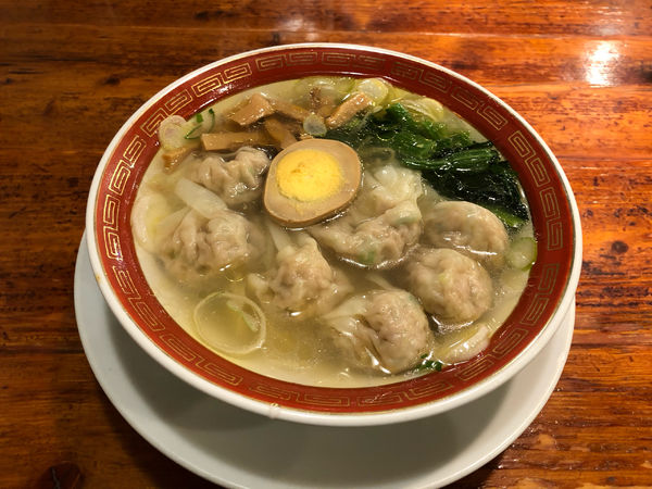 「広州雲呑麺  塩(ミニ)」@広州市場 西新宿店の写真