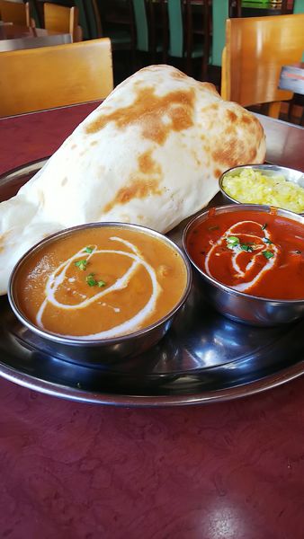 「ランチCセット バターチキン＆海老カレー」@ダルパンの写真
