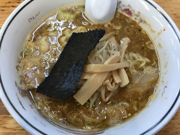 「ニンニクラーメン」@ハルピンラーメン 本店の写真