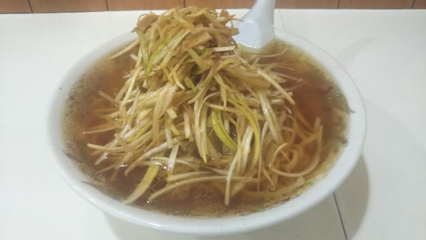 「ネギラーメン800円」@池田屋の写真