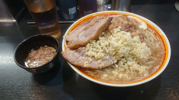 「ラーメン麺マシ  ニンニク  油マシ」@えどもんどの写真