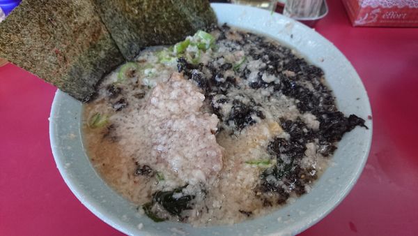 「岩海苔味噌ラーメン」@ラーメンショップ 牛久結束店の写真