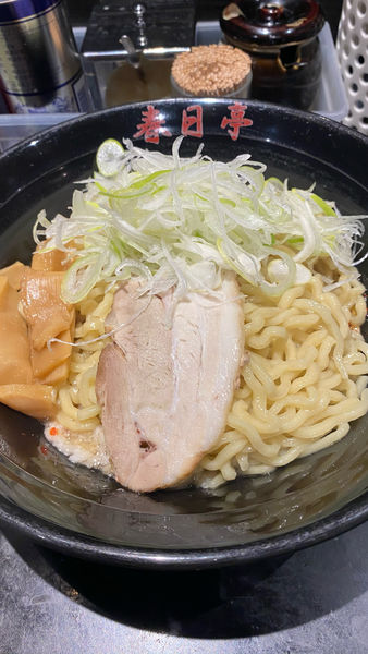 「醤油油そば」@油そば専門店 春日亭 錦糸町店の写真