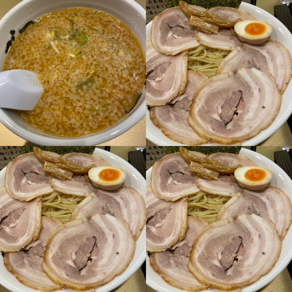 「つけチャーシュー麺　空　４００g」@超ごってり麺 ごっつ 亀戸本店の写真