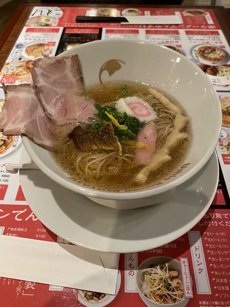 「鯛塩ジンジャーラーメン」@潮ラーメン でんやすの写真