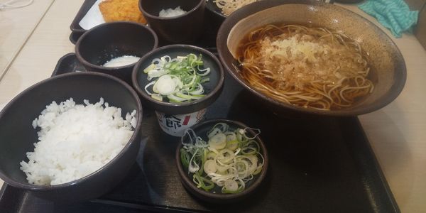 「納豆朝食」@ゆで太郎 戸田新曽南店の写真