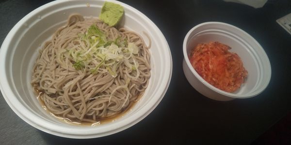 「大もり＆紅生姜天」@名代 富士そば 巣鴨駅前店の写真