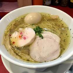 青森産ニンニクの汐そば 麺大盛 ＋ ライス（ランチサービス）