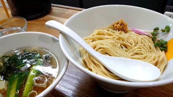 「塩生姜つけ麺」@塩生姜らー麺専門店 MANNISH 亀戸店の写真