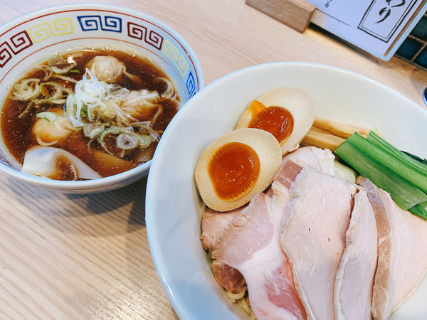 「特製つけ麺」@ほっこり中華そば もつけの写真