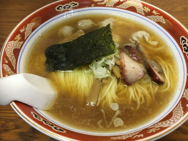 「ワンタンメン」@支那ソバ かづ屋の写真