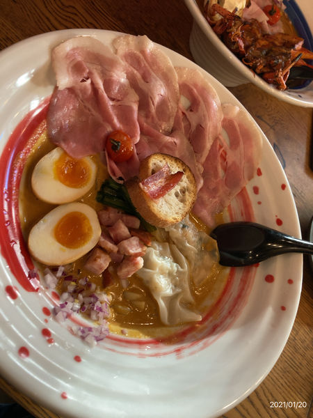 「カルボデラックス」@海老丸らーめんの写真