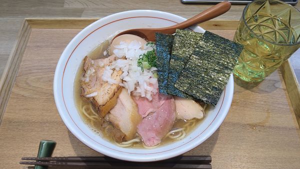 「特製中華そば「煮干し」醤油¥1080+味付替え玉¥250-」@(SCLabo)の写真