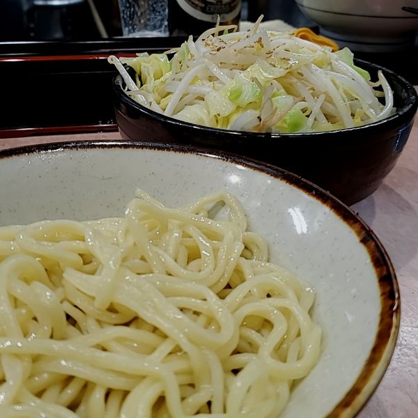 「もりそば少麺カタメ味変で塩野菜」@所沢大勝軒の写真