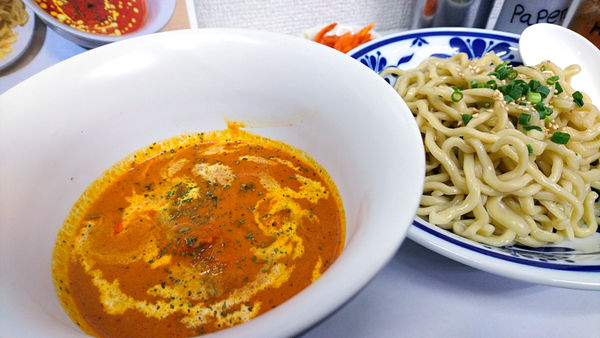 「【夜】バターチキンつけ麺」@アジアンコンフォート東京の写真