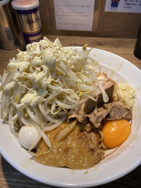 「汁なし 細麺 うずら」@麺屋 浜一の写真