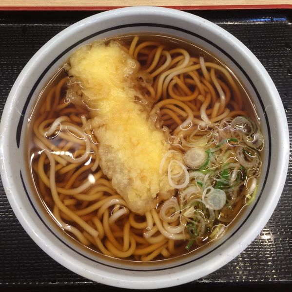 「いか天うどん」@吉そば 四谷店の写真