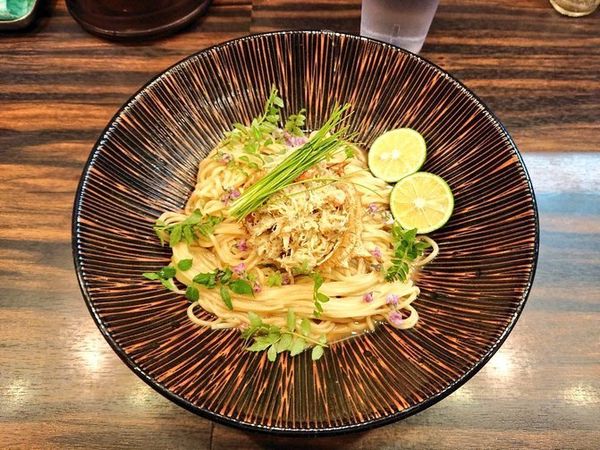 「クリガニの和えそば」@稲荷屋の写真