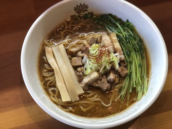 「濃いめ焼き干し味噌」@らぁめん 翠蓮の写真